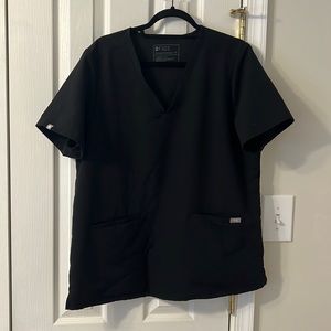 Black FIGS Scrub Top